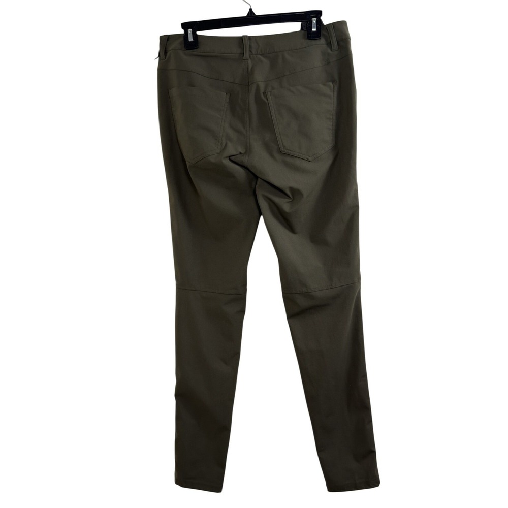 Lululemon Mens Pants Olive Green Size 32 Commission Slim Fit Golf  Commuter - Picture 3 of 8